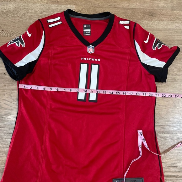 Women Nike Atlanta Falcons Julio Jones XL #11 ON FIELD NFL. Jersey - Picture 7 of 14